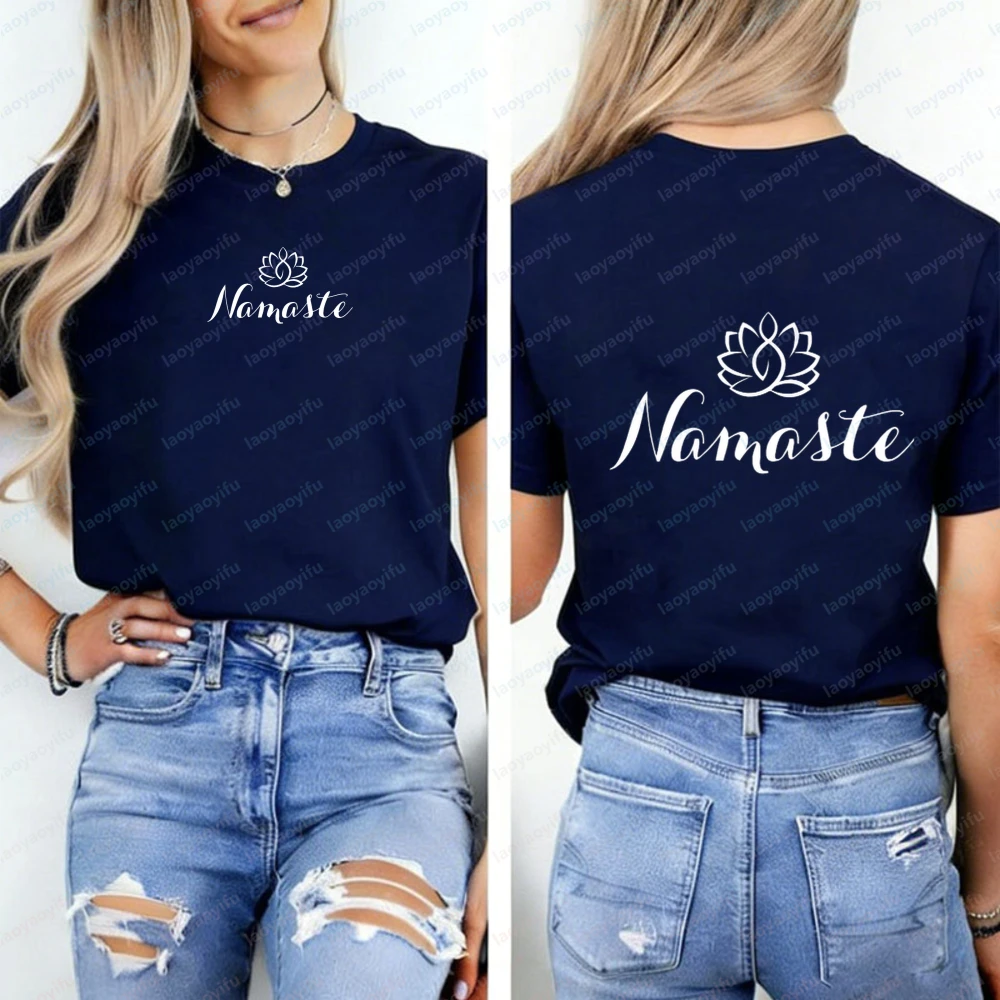 Namaste T Shirt Trending Yoga  - Yoga Pilates Girl review and price