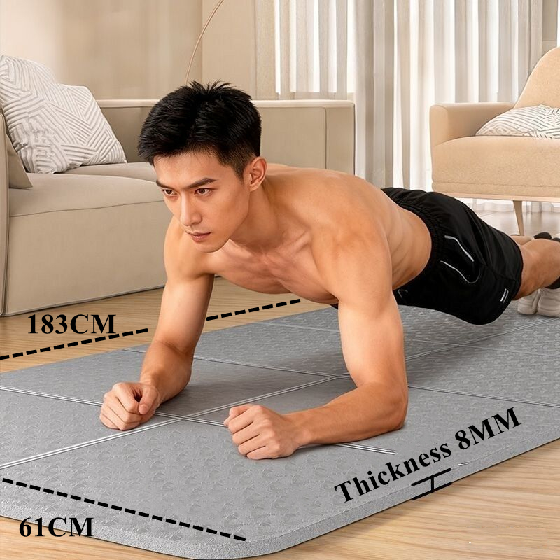 Folding Mat 183x61x0.8cm Eco-F - Pilates Yoga Mat Workout review and price
