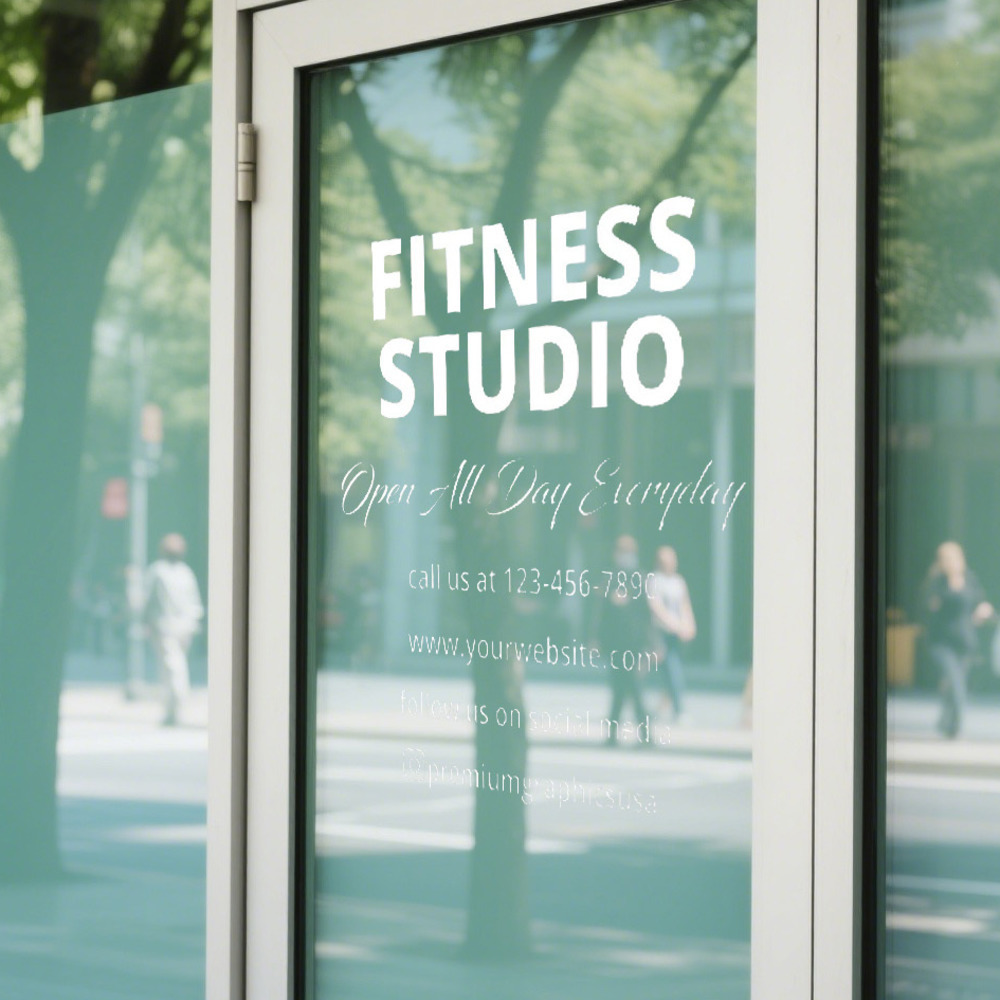 Customizable Studio Window Dec - Pilates X Yoga review and price