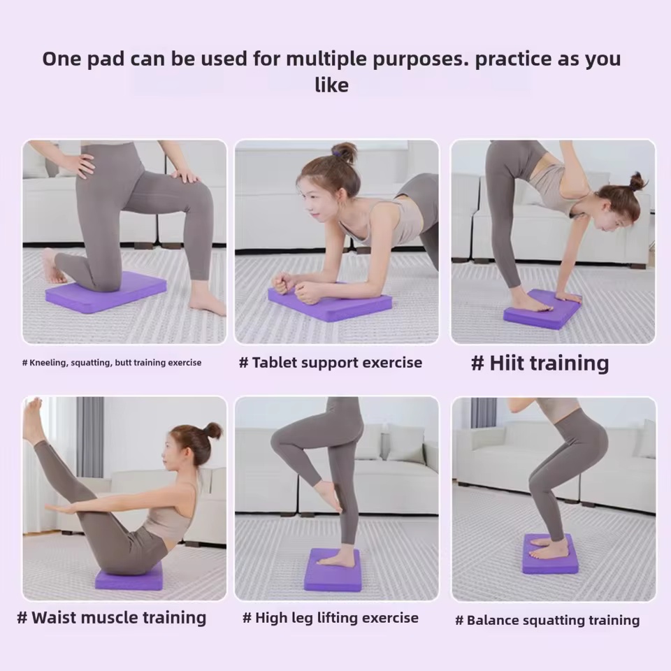 1pc Non‑Slip Foam Balance Pad, - Pilates Yoga Mat Workout review and price