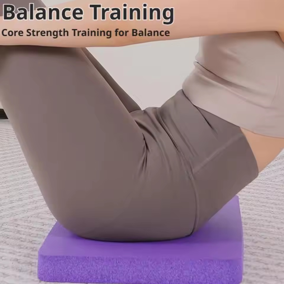 1pc Non‑Slip Foam Balance Pad, - Pilates Yoga Mat Workout review and price
