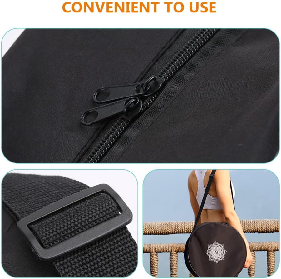 Yoga Wheel Bag Nylon Black Man - Pilates Yoga Wheel review and price