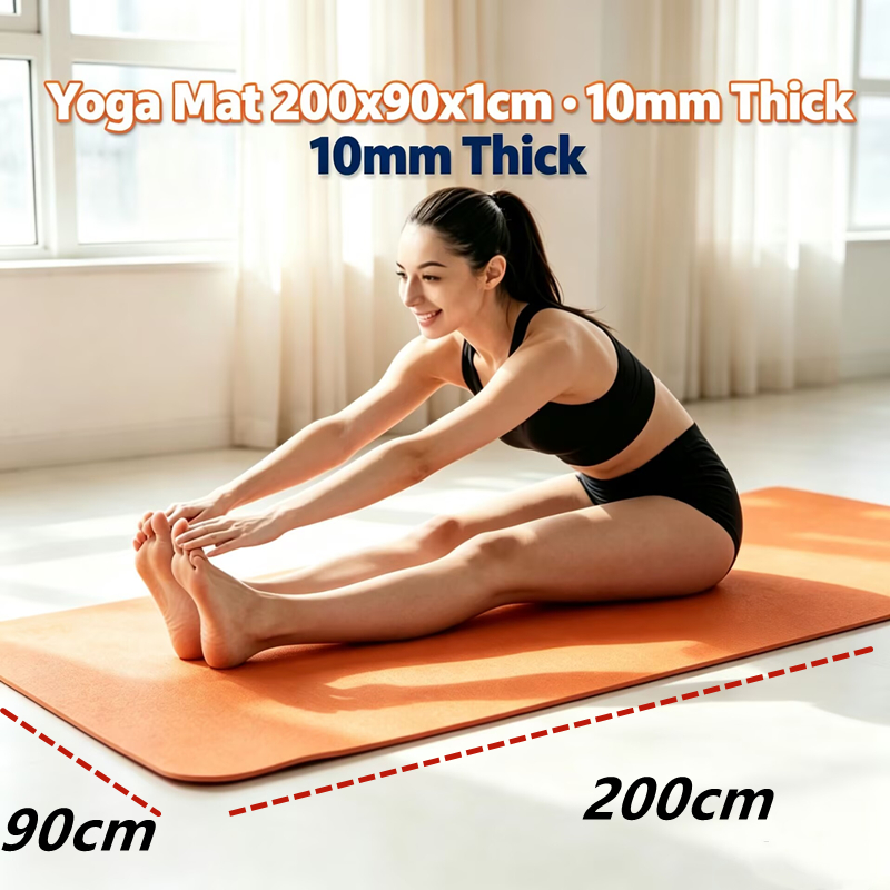 Yoga Mat 200*90cm High Elastic - Pilates Yoga Mat Workout review and price