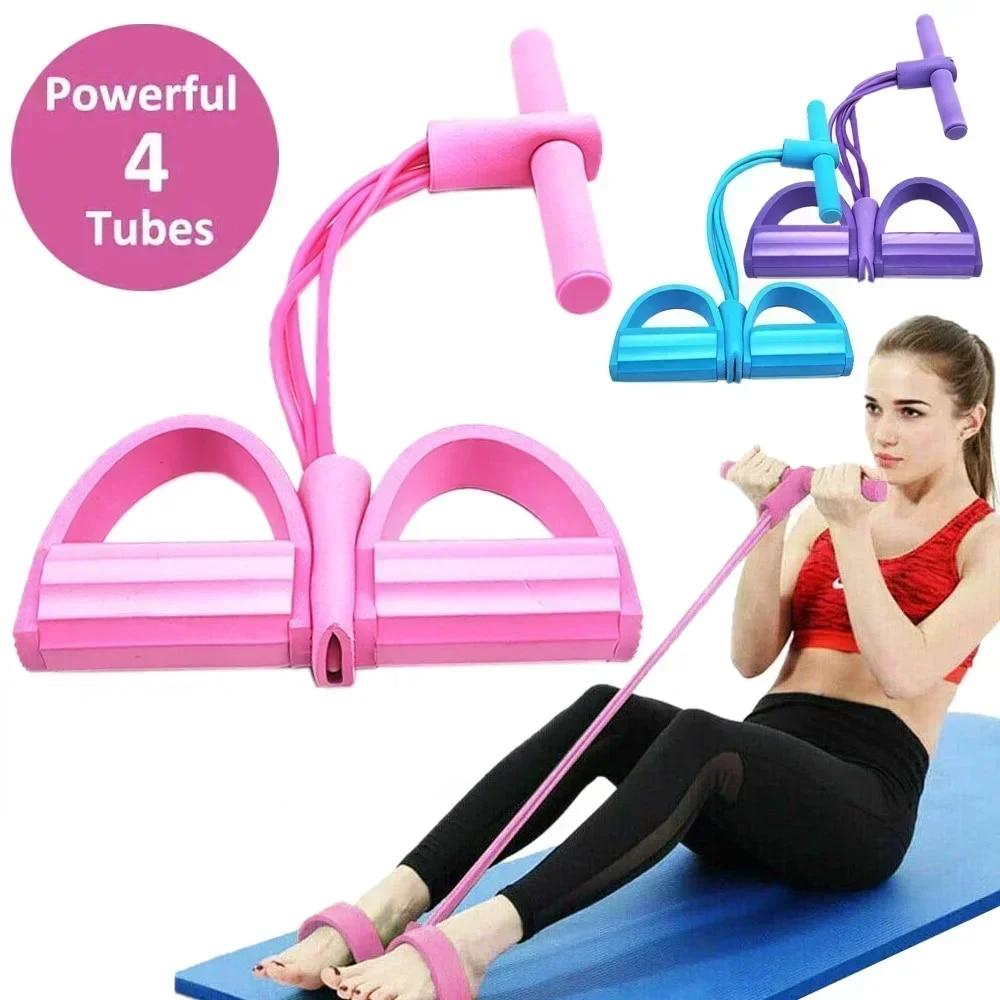 4/6 Level Resistance Band Elas - Pilates Yoga Home Workout review and price